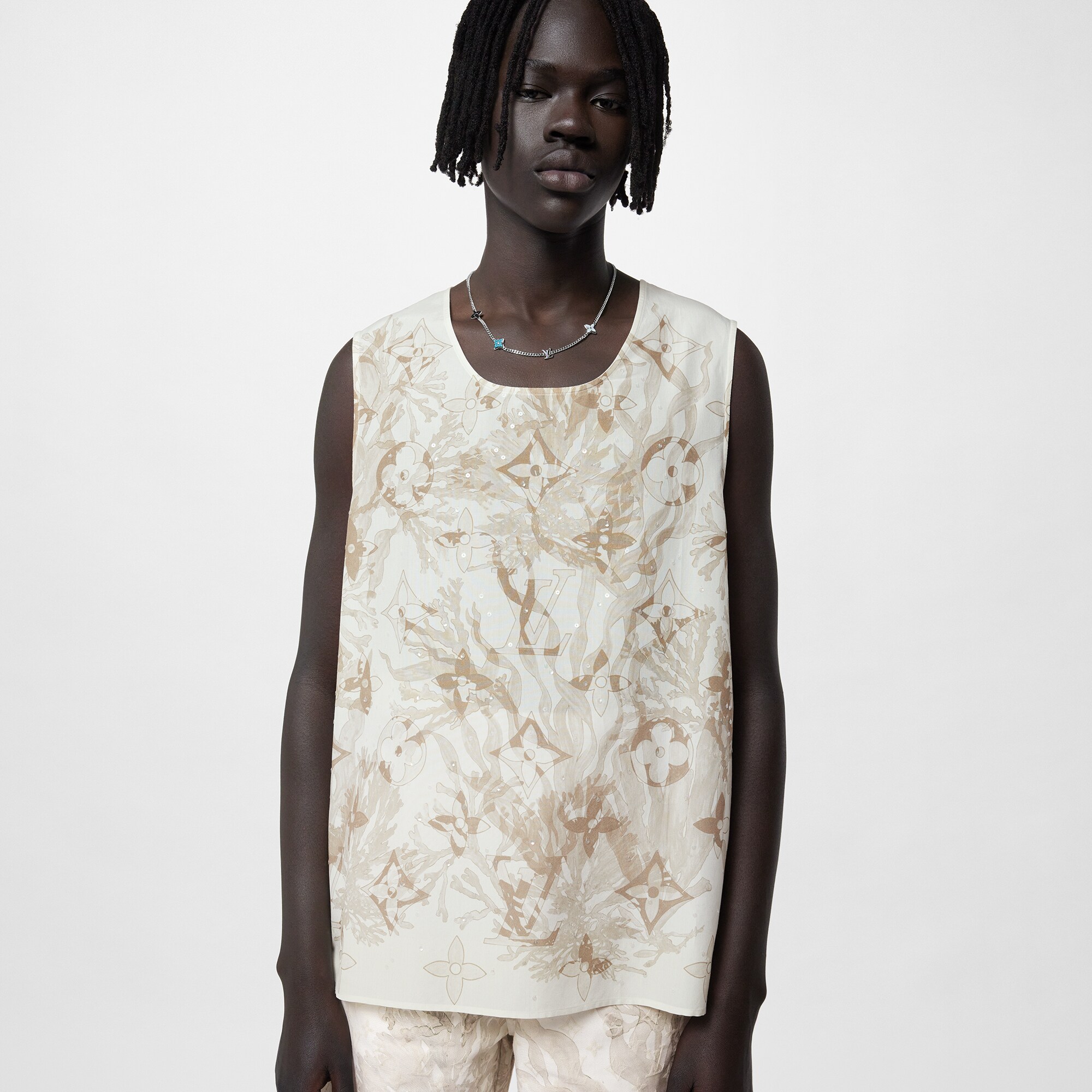 Embroidered Cotton Tanktop - Men - Ready-to-Wear | LOUIS VUITTON ®